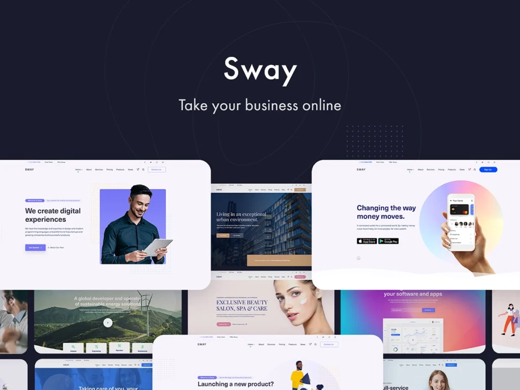 Sway - Cool WordPress themes